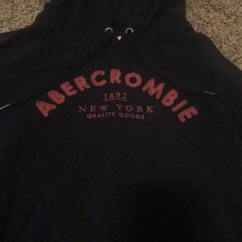 Dark Blue Abercrombie Hoodie